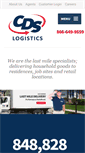 Mobile Screenshot of cdslogistics.net