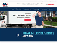 Tablet Screenshot of cdslogistics.net